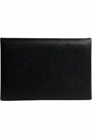 Hermès Pre-owned, Kobieta, Czarny, ONE SIZE, Pre-owned skórzane portfele