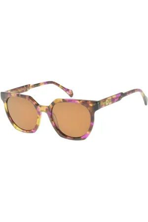 Inès de la Fressange Akcesoria, Kobieta, Fioletowy, ONE SIZE, Laura Okulary Przeciwsłoneczne Acetat