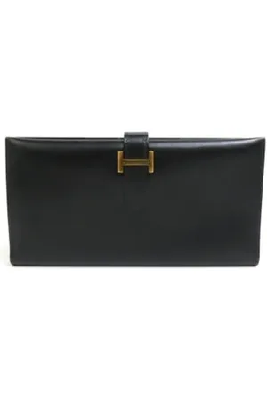 Hermès Pre-owned, Kobieta, Czarny, ONE SIZE, Pre-owned portfele płócienne