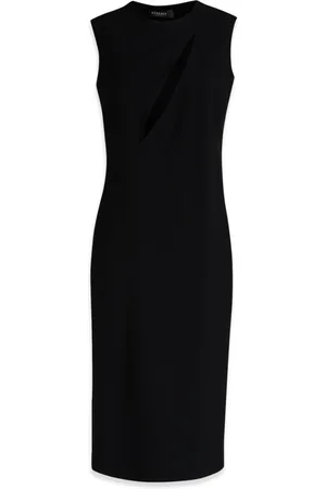 VERSACE Sukienki, Kobieta, Czarny, M, Eleganckie Sukienki dla Kobiet