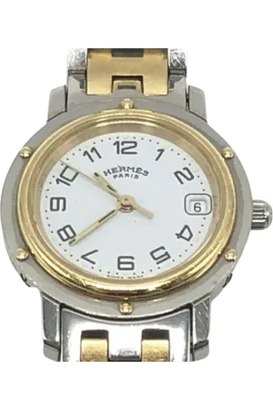 Hermès Pre-owned, Kobieta, Biały, ONE SIZE, Pre-owned Stainless Steel watches