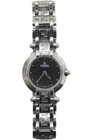 Fendi Pre-owned, Kobieta, Czarny, ONE SIZE, Pre-owned Stainless Steel watches