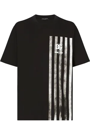 Dolce & Gabbana Koszulki, Mężczyzna, Niebieski, M, Stylowy T-shirt z unikalnym wzorem
