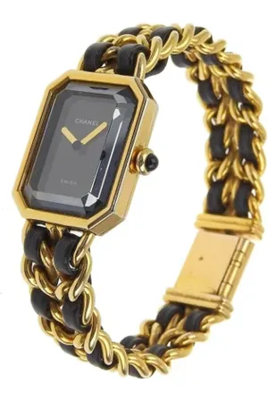 CHANEL Pre-owned, Kobieta, Czarny, ONE SIZE, Skóra, Pre-owned Leather watches