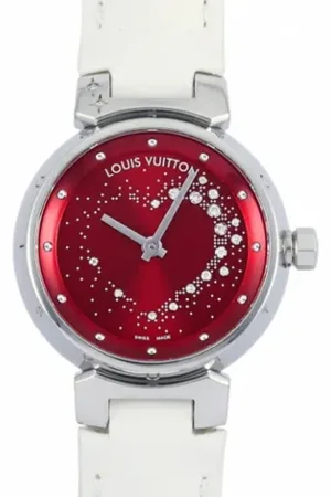 LOUIS VUITTON Pre-owned, Kobieta, Czerwony, ONE SIZE, Pre-owned Stainless Steel watches