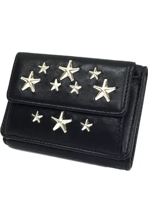 Jimmy Choo Pre-owned, Kobieta, Czarny, ONE SIZE, Pre-owned skórzane portfele