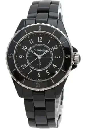CHANEL Pre-owned, Kobieta, Czarny, ONE SIZE, Pre-owned Stainless Steel watches