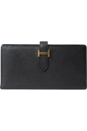 Hermès Pre-owned, Kobieta, Czarny, ONE SIZE, Skóra, Pre-owned skórzane portfele