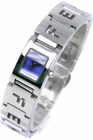 Fendi Pre-owned, Kobieta, Fioletowy, ONE SIZE, Pre-owned Stainless Steel watches
