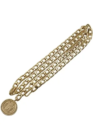 CHANEL Pre-owned, Kobieta, Żółty, ONE SIZE, Pre-owned Metal belts