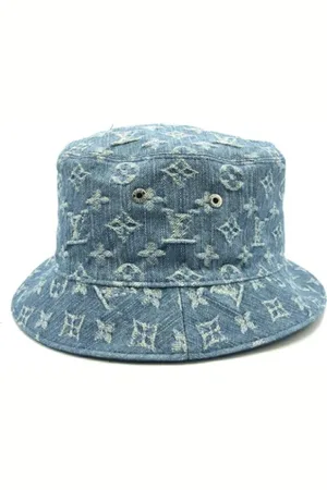 LOUIS VUITTON Pre-owned, Kobieta, Niebieski, ONE SIZE, Pre-owned Fabric hats