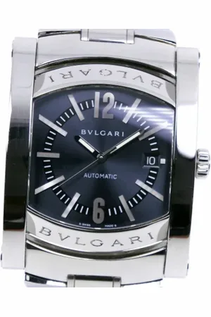 Bvlgari Pre-owned, Mężczyzna, Niebieski, ONE SIZE, Pre-owned Stainless Steel watches