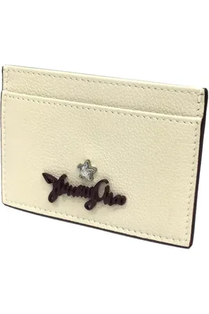 Jimmy Choo Pre-owned, Kobieta, Beżowy, ONE SIZE, Pre-owned skórzane portfele