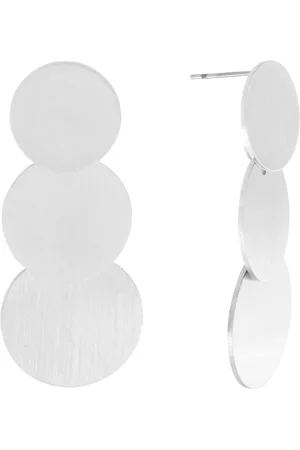 Dansk Copenhagen Akcesoria, Kobieta, Szary, ONE SIZE, Skandynawskie Srebrne Kolczyki Multi Dot