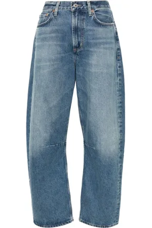 Citizens of Humanity Jeansy, Kobieta, Niebieski, W24, Denim, Luźne Zwężane Jeansyy Barrel Leg