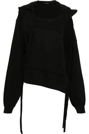 OTTOLINGER Bluzy, Kobieta, Czarny, S, Czarny Sweter z Deconstructed Design