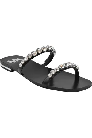 Michael Kors Buty, Kobieta, Czarny, 38 EU, Czarne Płaskie Buty na Sznurowadła