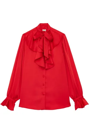 Inès de la Fressange Bluzki, Kobieta, Czerwony, L, Fanfan Shirt