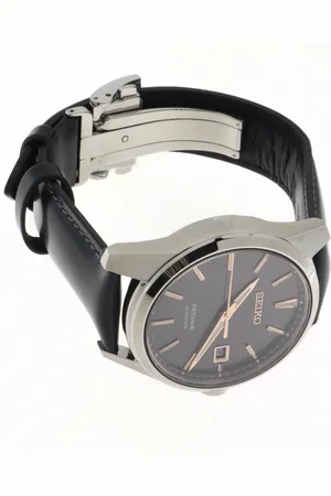 Seiko Akcesoria, Mężczyzna, Czarny, ONE SIZE, Spb 231J1 - Presage Sharp Edged Series