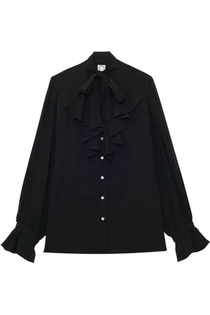 Inès de la Fressange Bluzki, Kobieta, Czarny, 2XS, Rayon, Fanfan Shirt