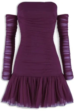 ANIYE BY Sukienki, Kobieta, Czerwony, M, Bordeaux Stylowa Sukienka