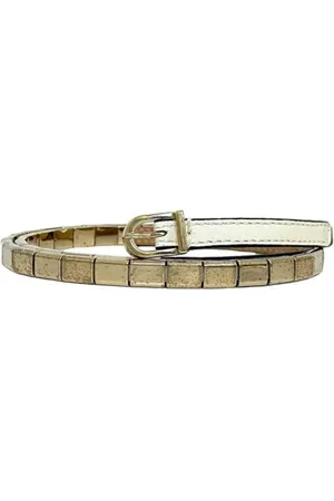 VALENTINO Pre-owned, Kobieta, Beżowy, ONE SIZE, Len, Pre-owned Fabric belts