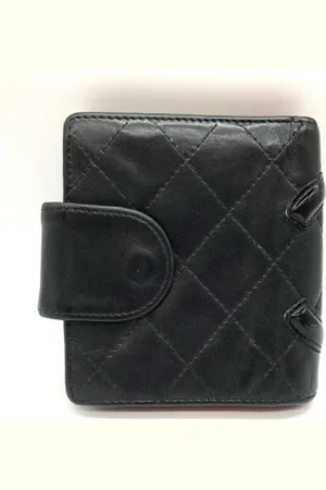 CHANEL Pre-owned, Kobieta, Czarny, ONE SIZE, Pre-owned skórzane portfele