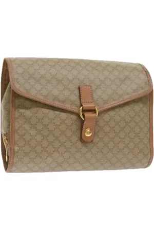 Céline Pre-owned, Kobieta, Beżowy, ONE SIZE, Pre-owned Canvas clutches