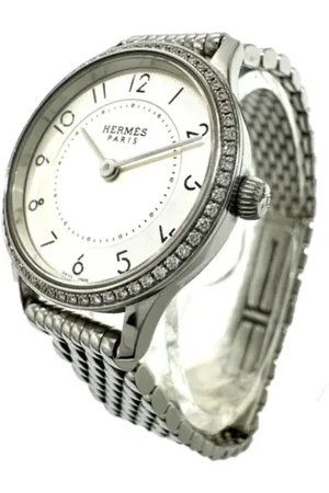 Hermès Pre-owned, Kobieta, Biały, ONE SIZE, Pre-owned Stainless Steel watches