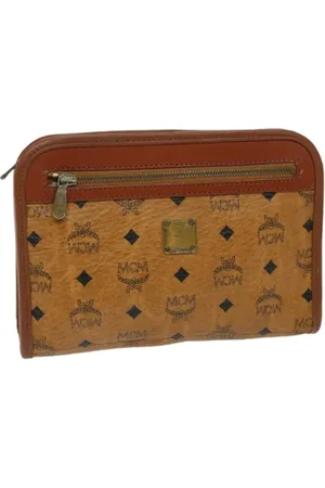 MCM Pre-owned, Kobieta, brązowy, ONE SIZE, Skóra, Pre-owned Skórzane torebki