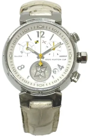 LOUIS VUITTON Pre-owned, Kobieta, Biały, ONE SIZE, Pre-owned Stainless Steel watches
