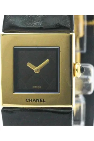 CHANEL Pre-owned, Kobieta, Czarny, ONE SIZE, Pre-owned Stainless Steel watches