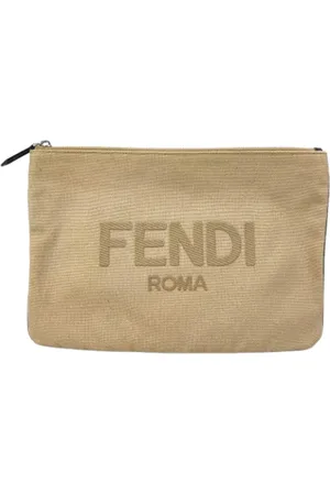 Fendi Pre-owned, Kobieta, Beżowy, ONE SIZE, Pre-owned Fabric fendi-bags