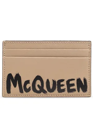 Alexander McQueen Akcesoria, Mężczyzna, Beżowy, ONE SIZE, Etui na karty
