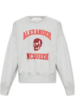 Alexander McQueen Bluzy, Mężczyzna, Szary, M, Bawełniana bluza