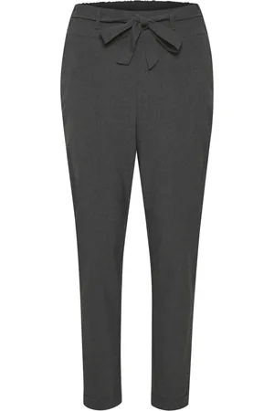 Kaffe Spodnie, Kobieta, Szary, XS, Slim-fit Trousers