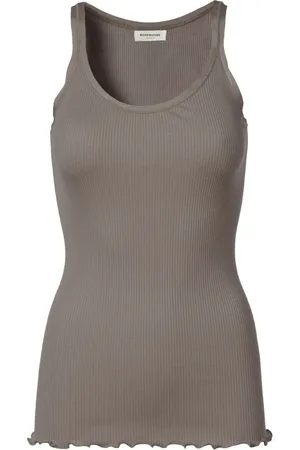 Rosemunde Koszulki, Kobieta, brązowy, S, Wełna, Sleeveless Tops