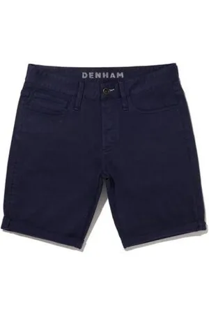Denham Szorty, Mężczyzna, Czarny, W33, Denim, Slim Fit Denim Short