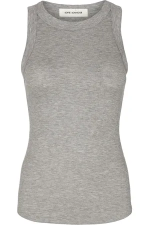 Sofie Schnoor Koszulki, Kobieta, Szary, L, Sleeveless Tops