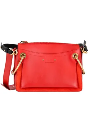 Chloé Pre-owned, Kobieta, Czerwony, ONE SIZE, Skóra, Pre-owned skórzane torby na ramię