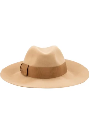 Borsalino Akcesoria, Kobieta, brązowy, S, Filcowy Fedora Kapelusz
