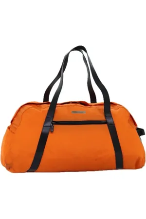 Gucci Pre-owned, Kobieta, Pomarańczowy, ONE SIZE, Pre-owned Canvas travel-bags