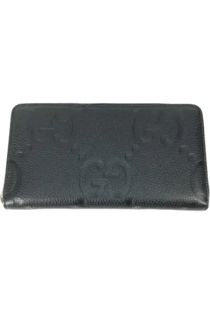 Gucci Pre-owned, Mężczyzna, Czarny, ONE SIZE, Pre-owned skórzane portfele