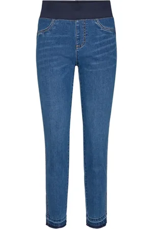 Freequent Jeansy, Kobieta, Niebieski, 2XL, Wygodne Skinny Jeansy