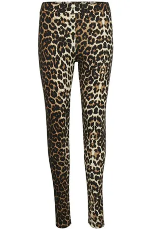 Karen by Simonsen Spodnie, Kobieta, brązowy, S, Poliester, Legginsy z nadrukiem
