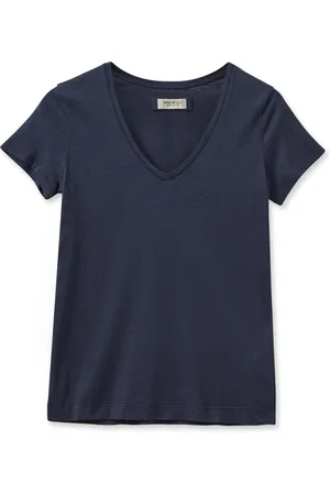 Mos Mosh Koszulki, Kobieta, Niebieski, M, Bawełna, T-Shirts