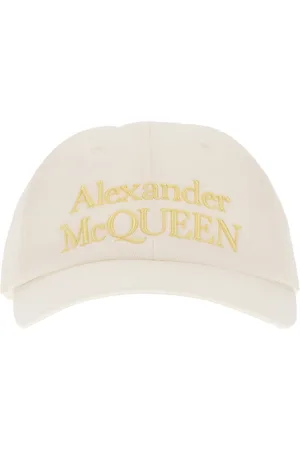 Alexander McQueen Akcesoria, Mężczyzna, Biały, M, Stylowe Kolekcja Czapki