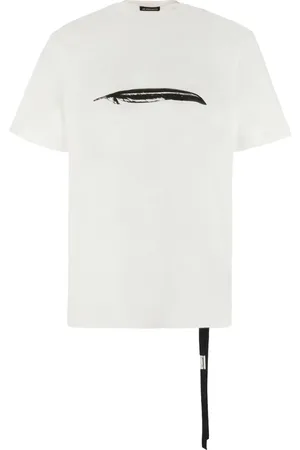 ANN DEMEULEMEESTER Koszulki, Mężczyzna, Biały, S, Casual Męski T-shirt