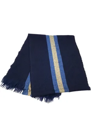 Gucci Pre-owned, unisex, Niebieski, ONE SIZE, Pre-owned Wool scarves