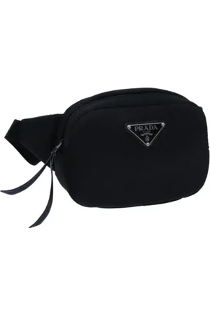 Prada Pre-owned, Kobieta, Czarny, ONE SIZE, Nylon, Pre-owned Nylon crossbody-bags